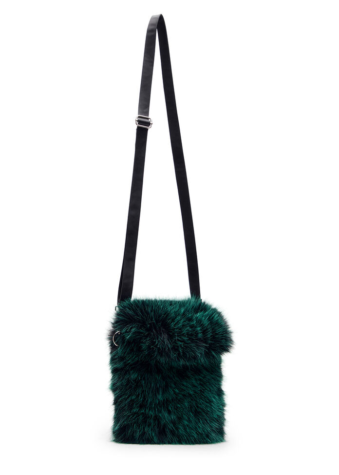 Faux Fur Mini Crossbody, , hi-res