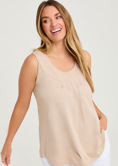 Plus Size Good Earth Australian Cotton Element Tank 