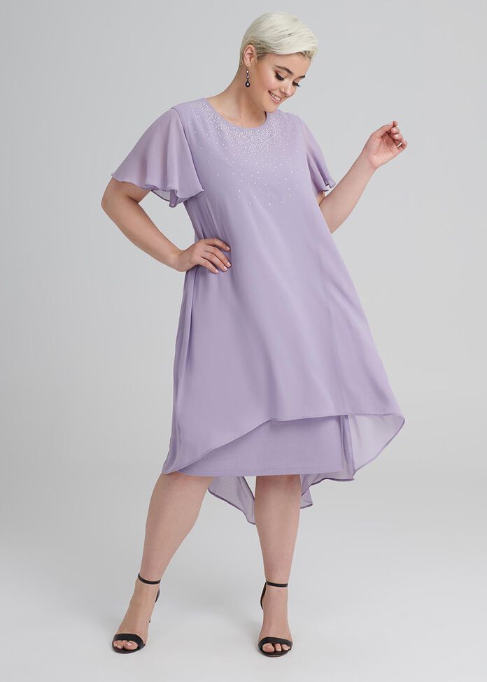 Crystal Cocktail Dress, , hi-res