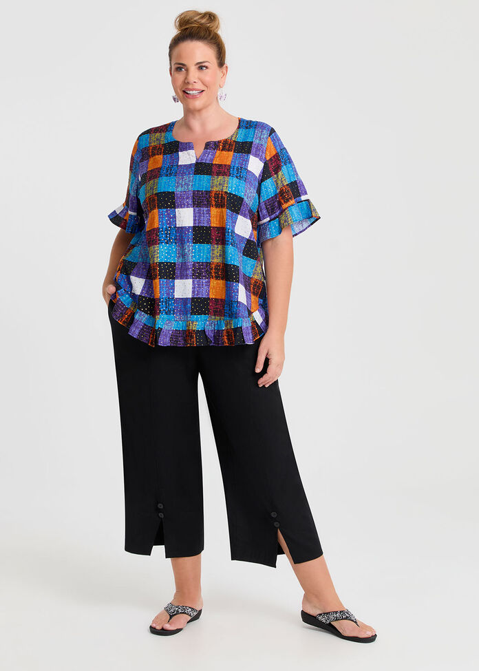 Salsa Ruffle Natural Top, , hi-res