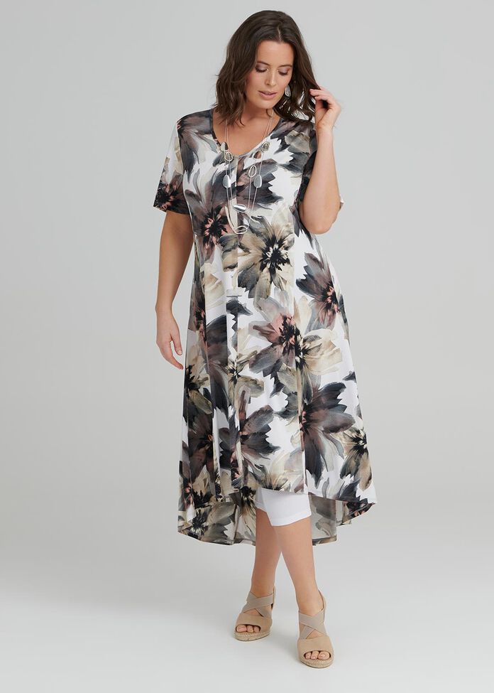 Shop Plus Size Perissa Dress in Print | Sizes 12-30 | Taking Shape AU