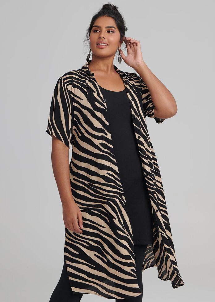 Nicola Zebra Shirt, , hi-res