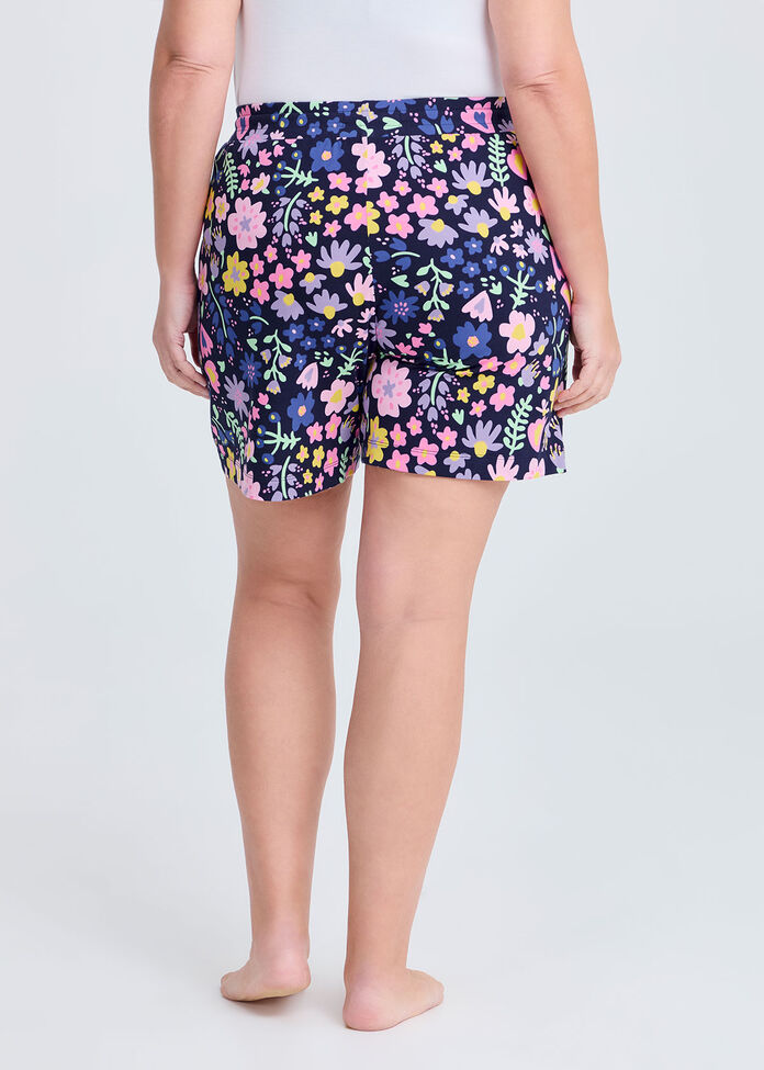 Shop Plus Size Australian Cotton Bloom Pj Short, Multi | Taking Shape AU