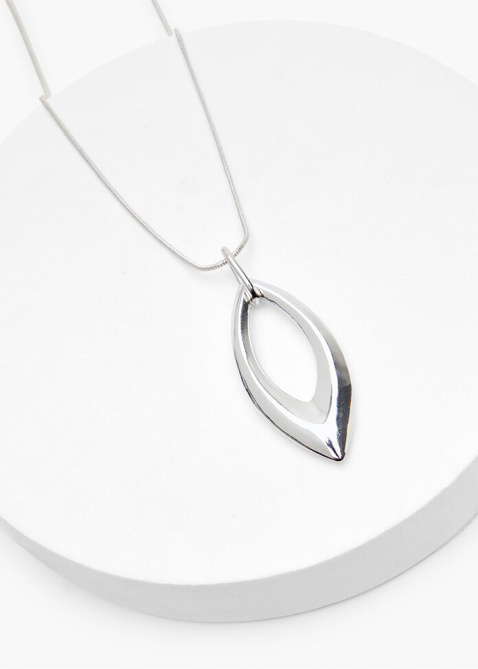 Open Oval Necklace, , hi-res