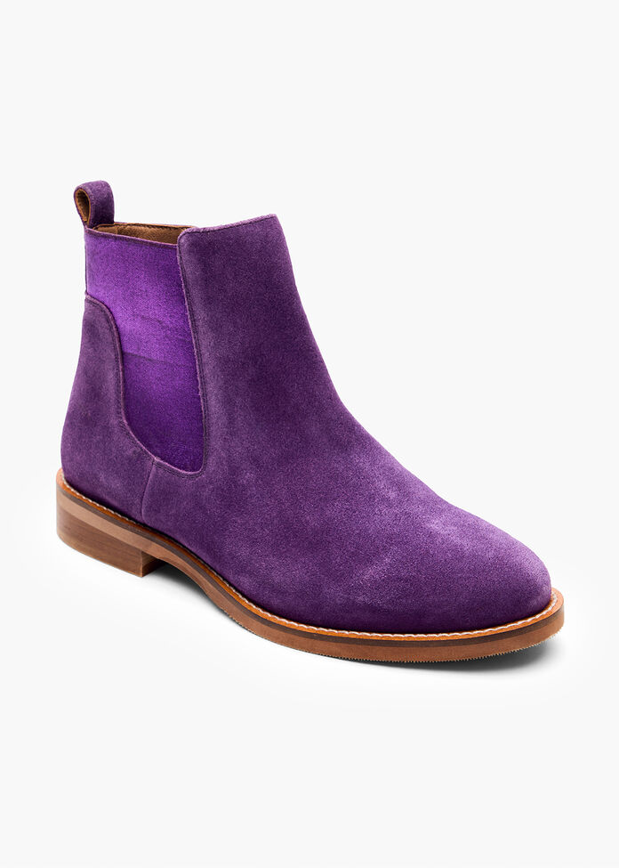 Suede Leather Boot, , hi-res