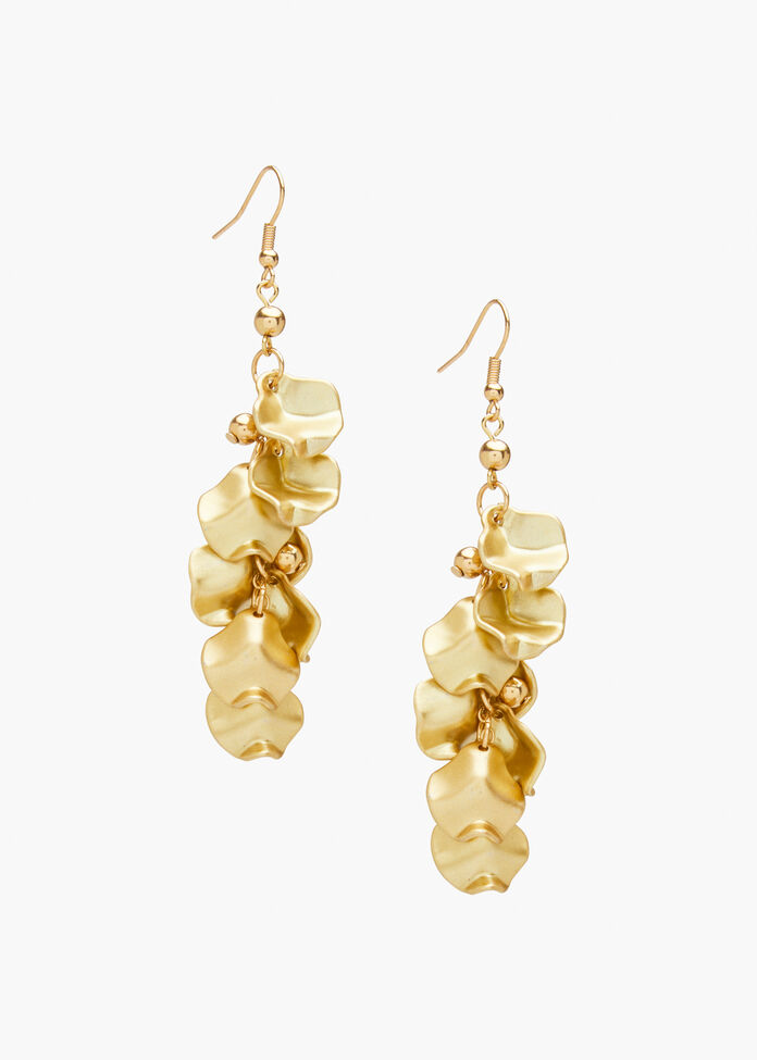 Petal Leaf Earrings, , hi-res