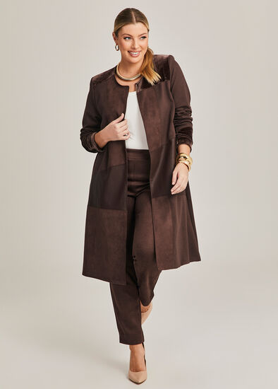 Plus Size Mix It Up Media Coat