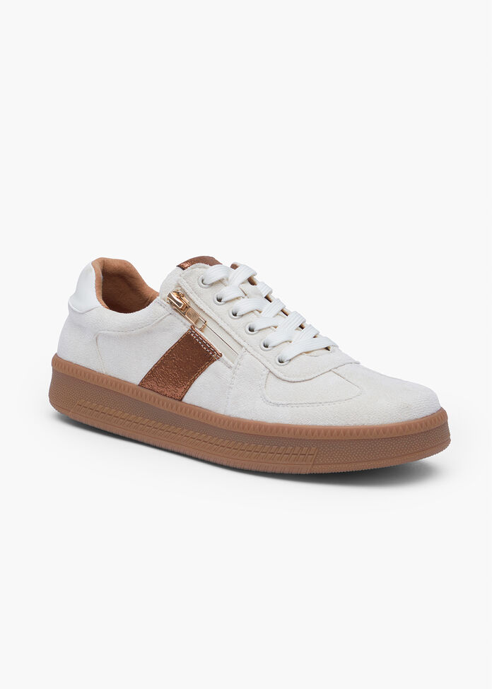 Aurora Zip Sneaker, , hi-res