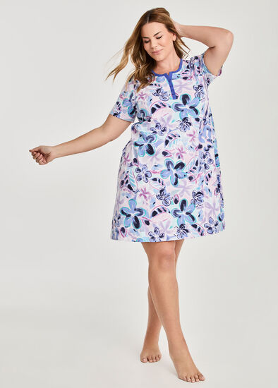 Plus Size Australian Cotton Iris Nightie