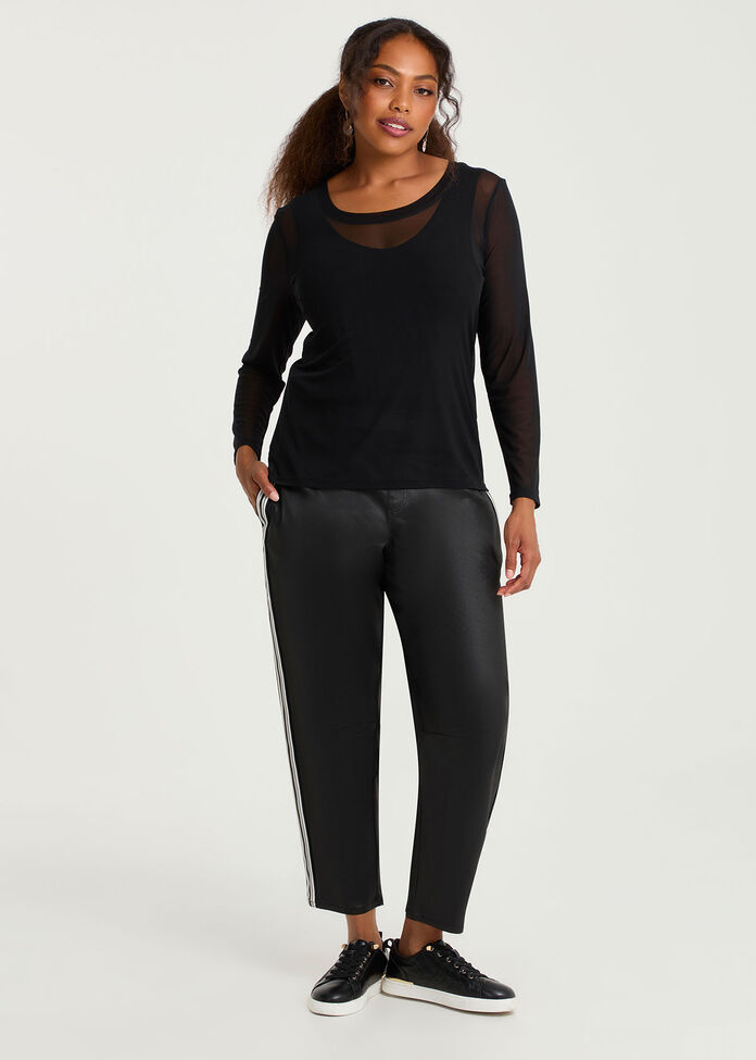 Mesh Body Tee, , hi-res