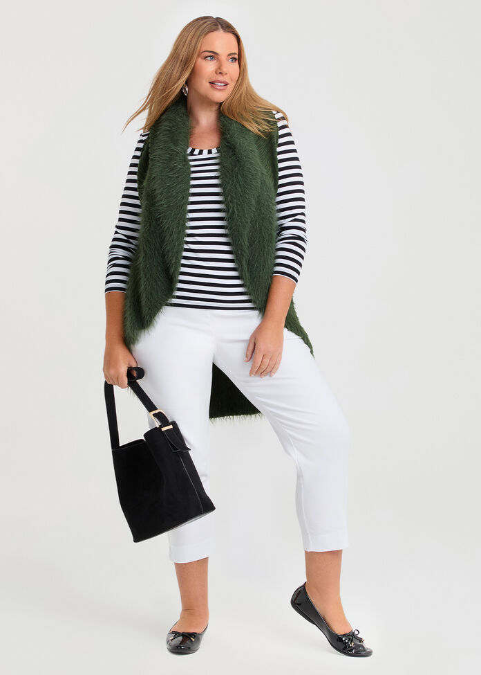 Natural Stripe Body Top, , hi-res