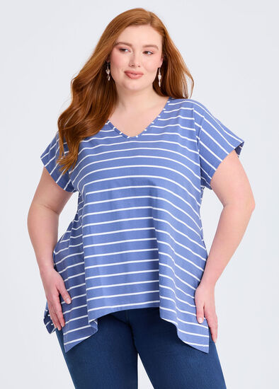 Plus Size Brooke Stripe T-shirt
