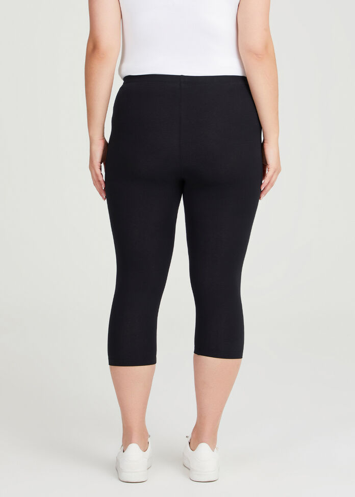 Good Earth Australian Cotton Crop Legging, , hi-res