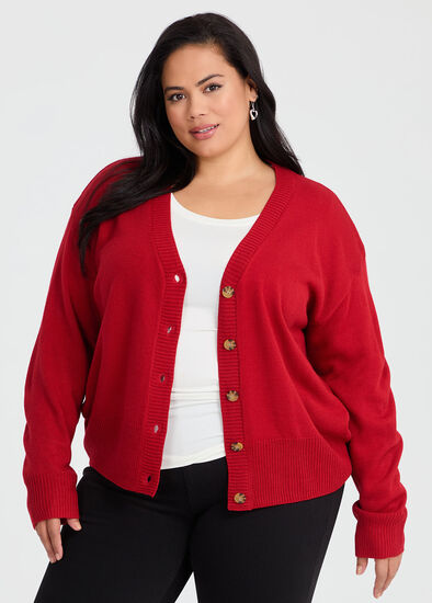 Plus Size Soft Touch Short Cardigan