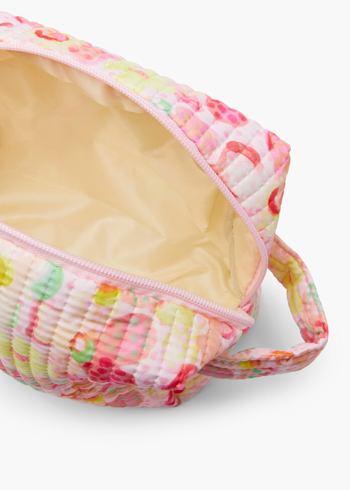 Printed Cosmetic Bag, , hi-res