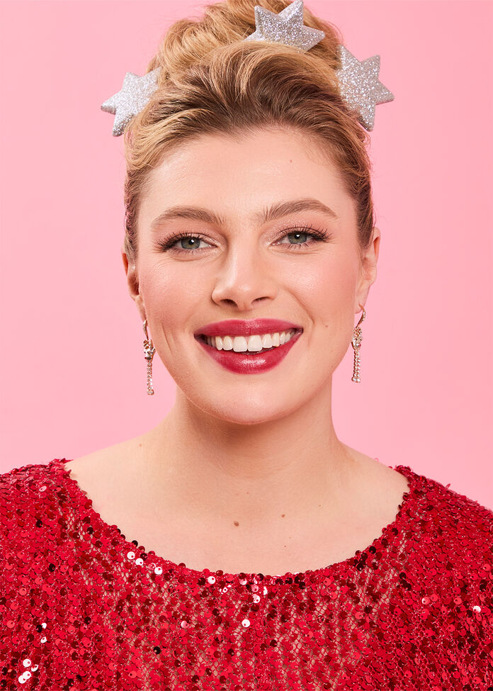 Christmas Dancing Reindeer Earrings, , hi-res