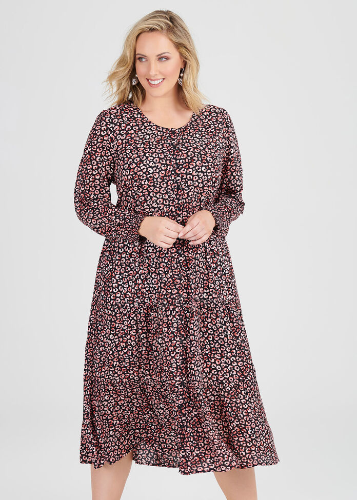 Natural Lindy Dress, , hi-res