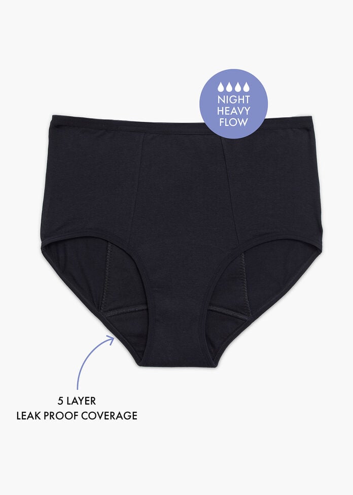 Period Leak Proof Undies Night Heavy, , hi-res