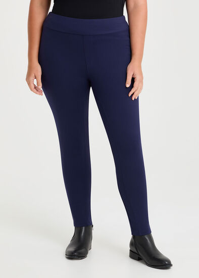 Plus Size Ponte Cleo Slim Leg Pant