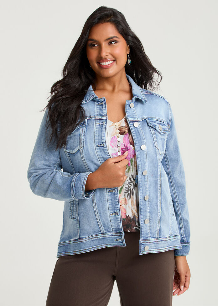 The Signature Denim Jacket, , hi-res