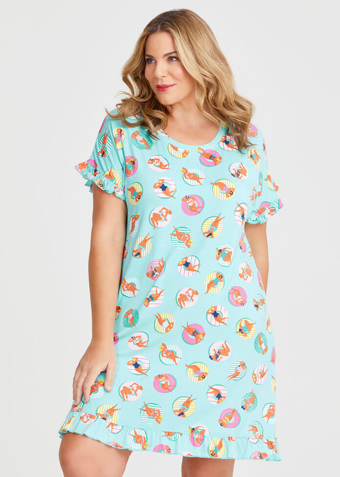 Bamboo Summerland Nightie, , hi-res