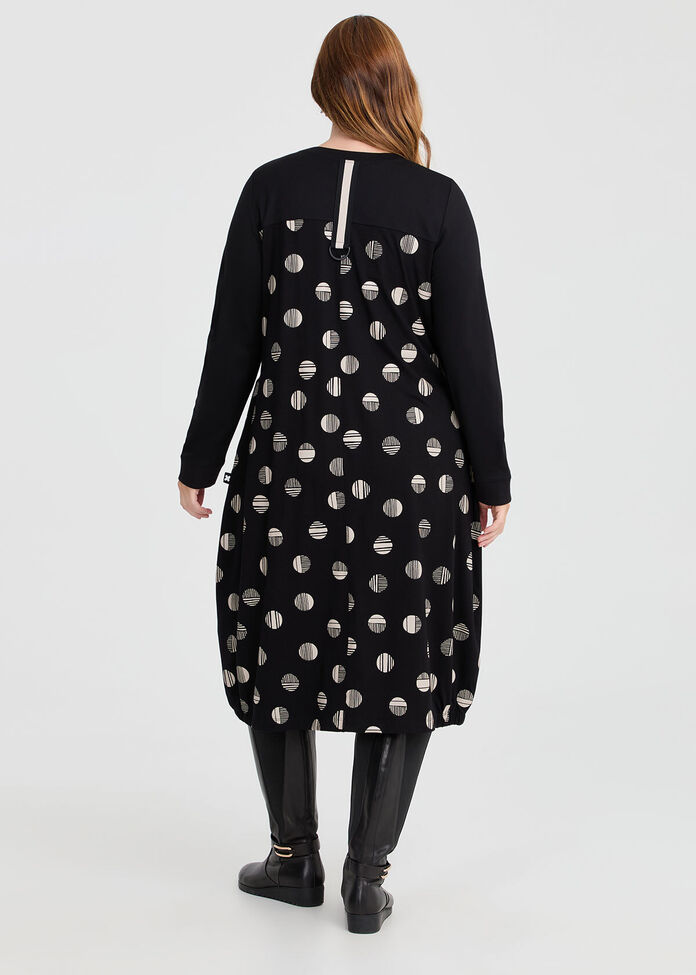 Natural Celia Spliced Dress, , hi-res