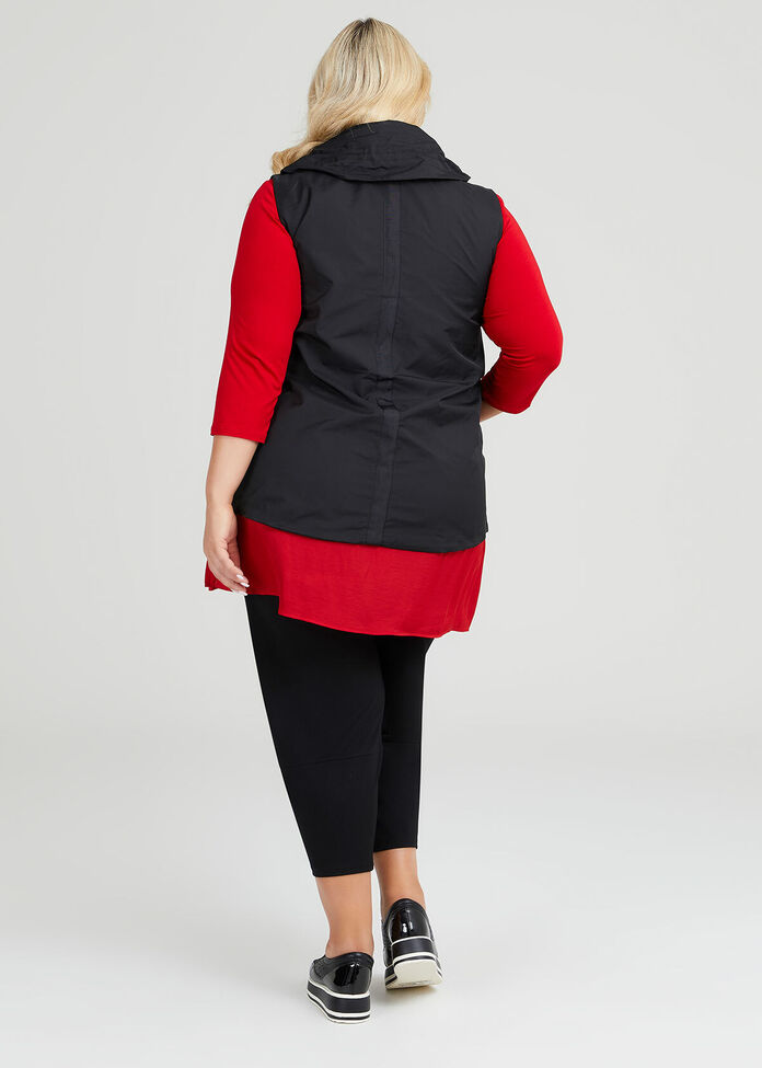 Essential Puffer Down Vest with Adjustable Hem main image 0