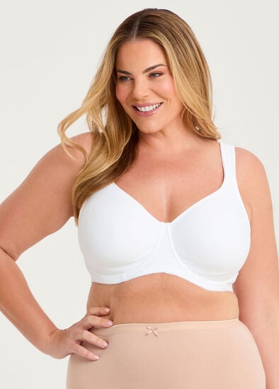 Plus Size Side Smoothing T-shirt Bra