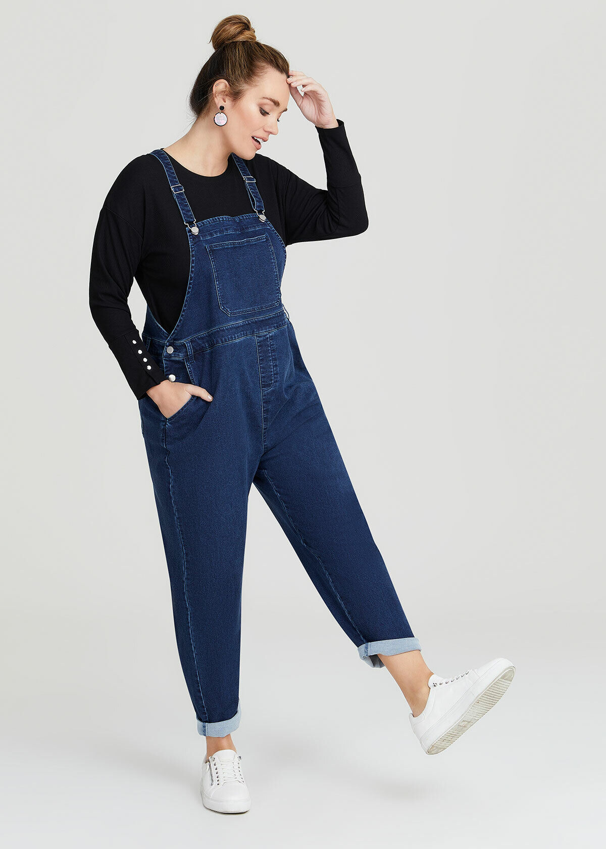 Plus size dungarees uk on sale