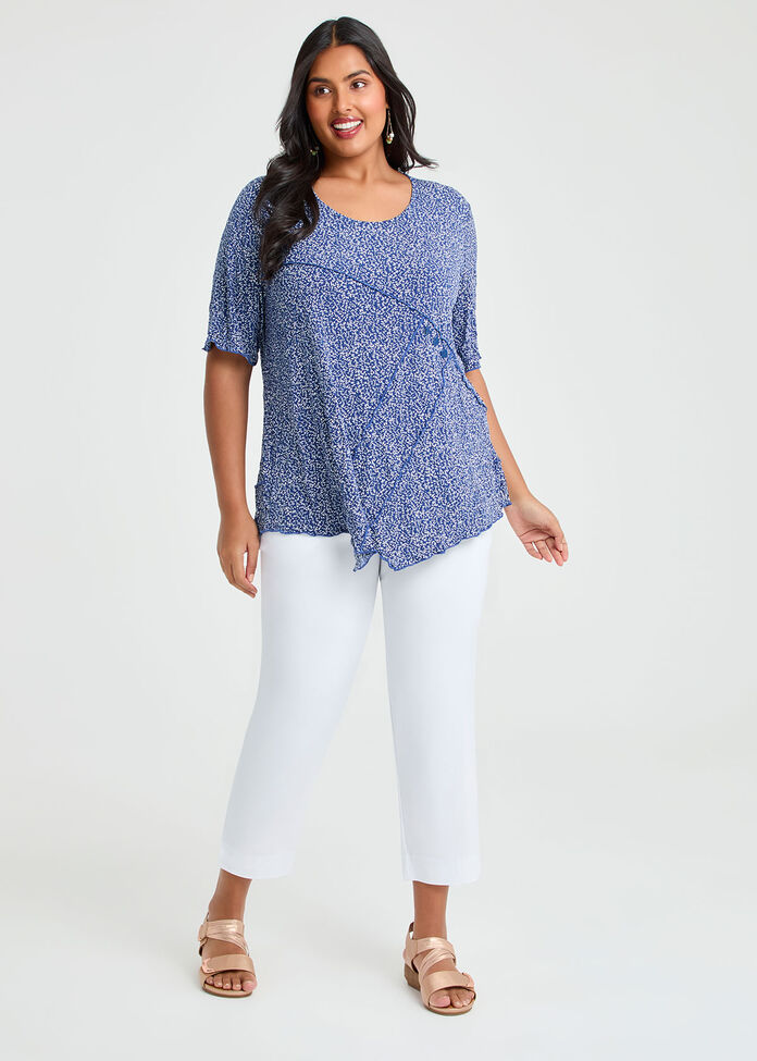 Gemma Luna Angle Crush Top, , hi-res