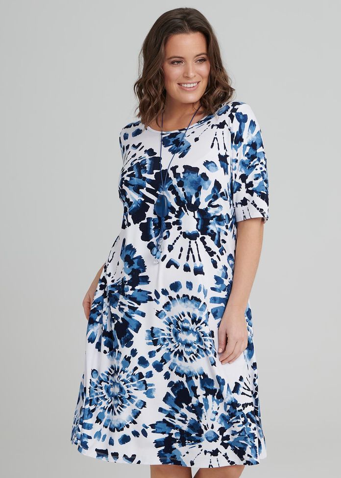Shop Plus Size Meraki Dress in Multi | Taking Shape AU