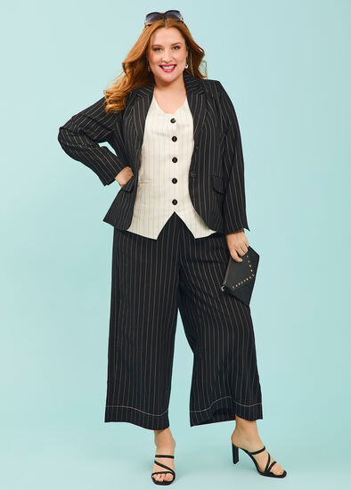 Plus Size Bronte Pinstripe Outfit