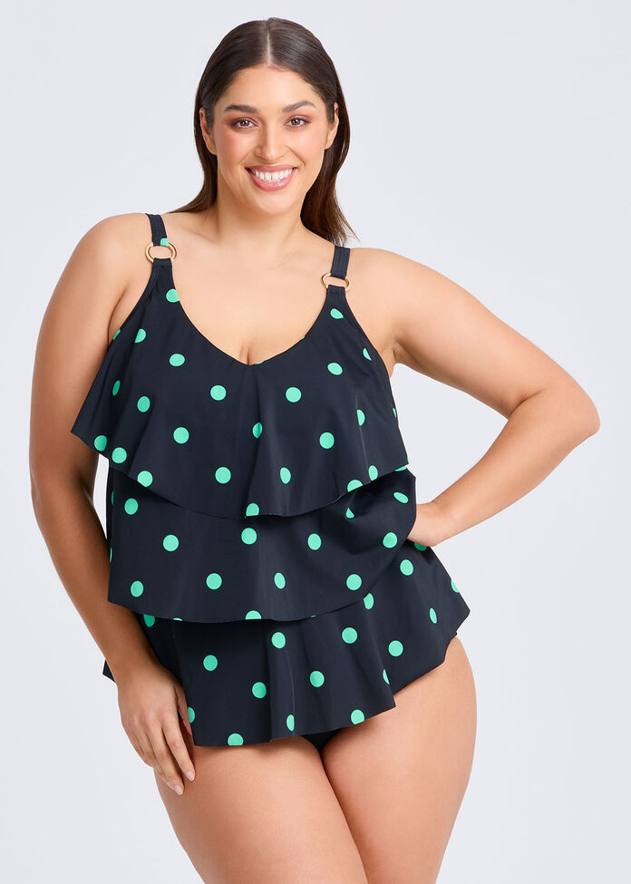 Haut De Tankini J.Crew à Pois Multicolore - Taille 00 - Neuf Avec étiquettes (NWT)