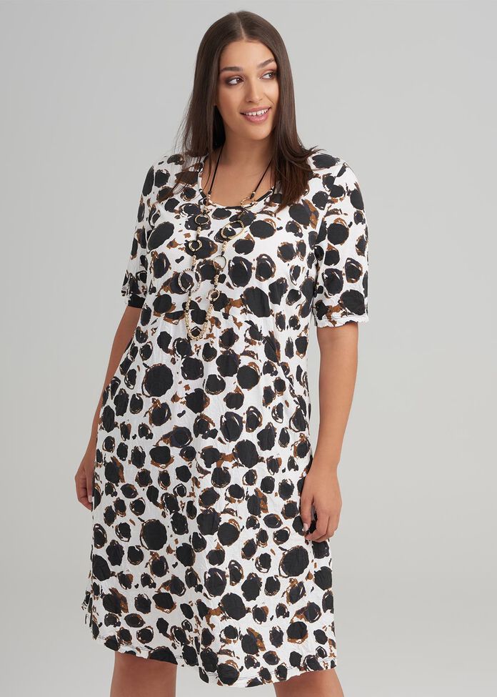 Shop Plus Size Minka Spot Dress in Print | Taking Shape AU