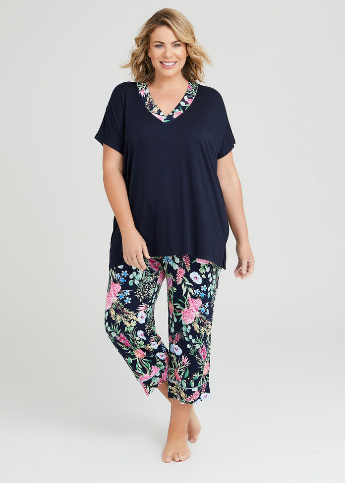Bamboo Native Floral Pyjama Pant, , hi-res