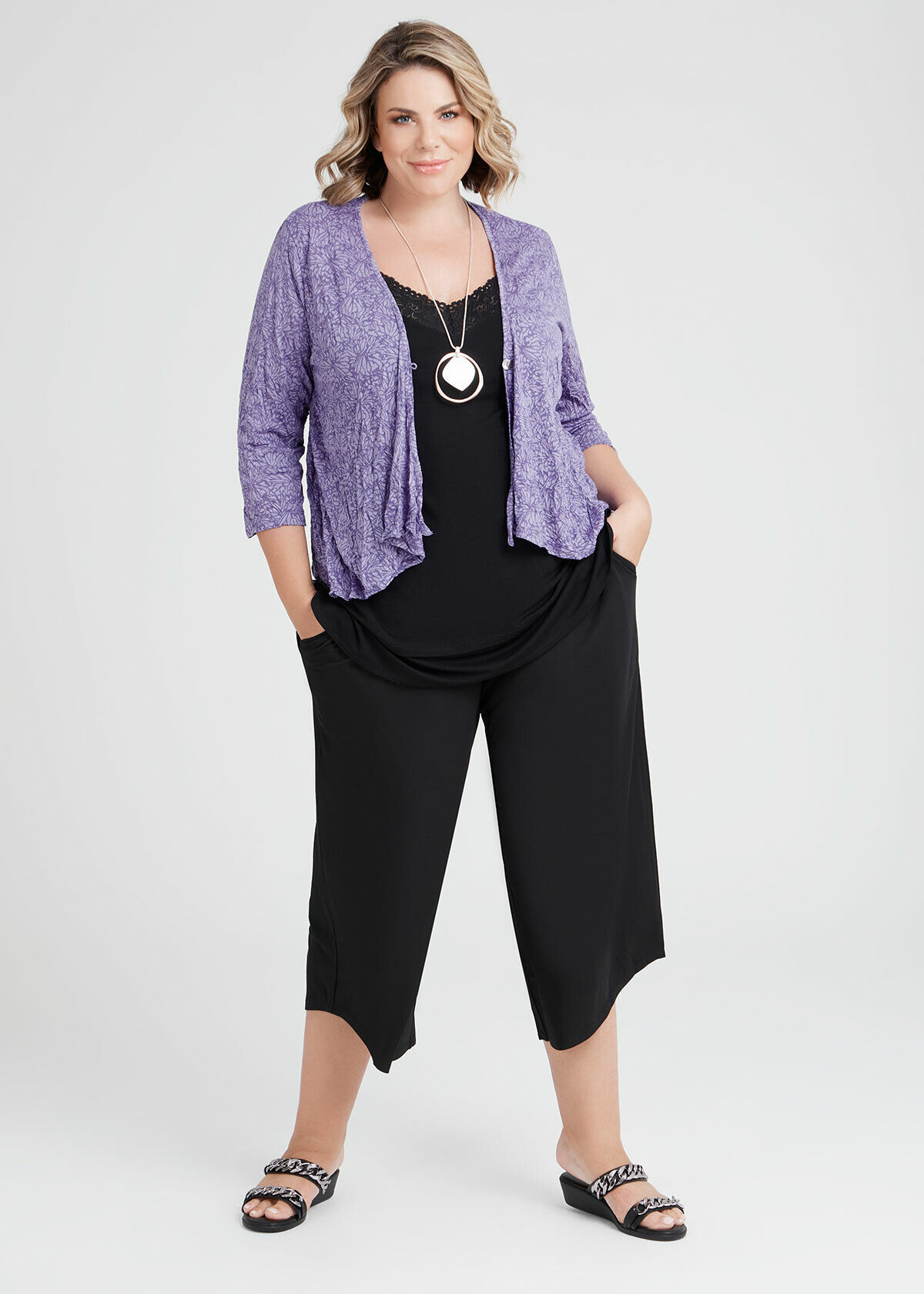 plus size swing cardigan