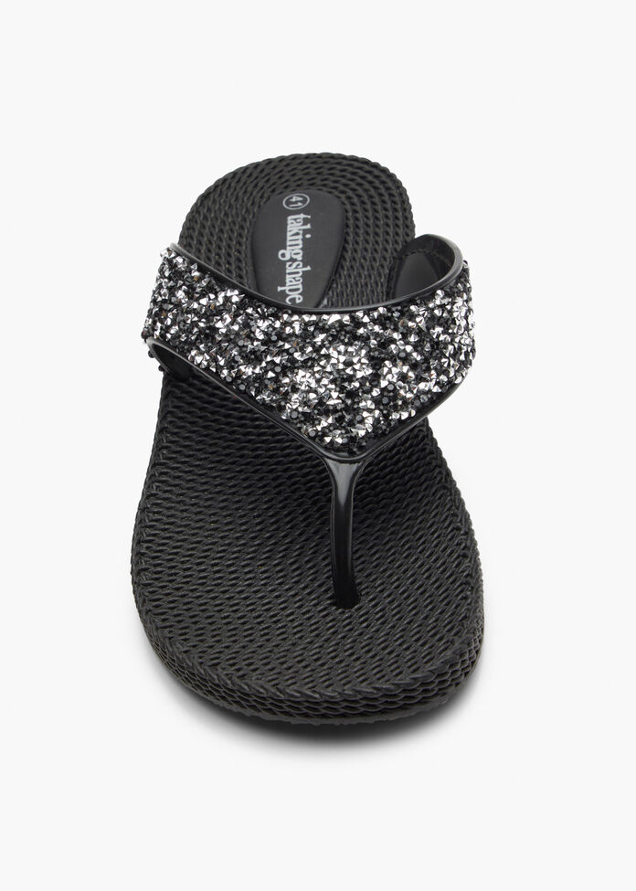 Sparkle Jelly Flip Flop, , hi-res