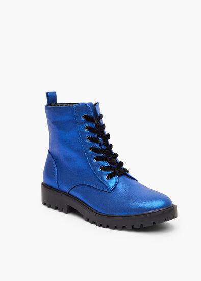 Sparkly Lace Up Boot