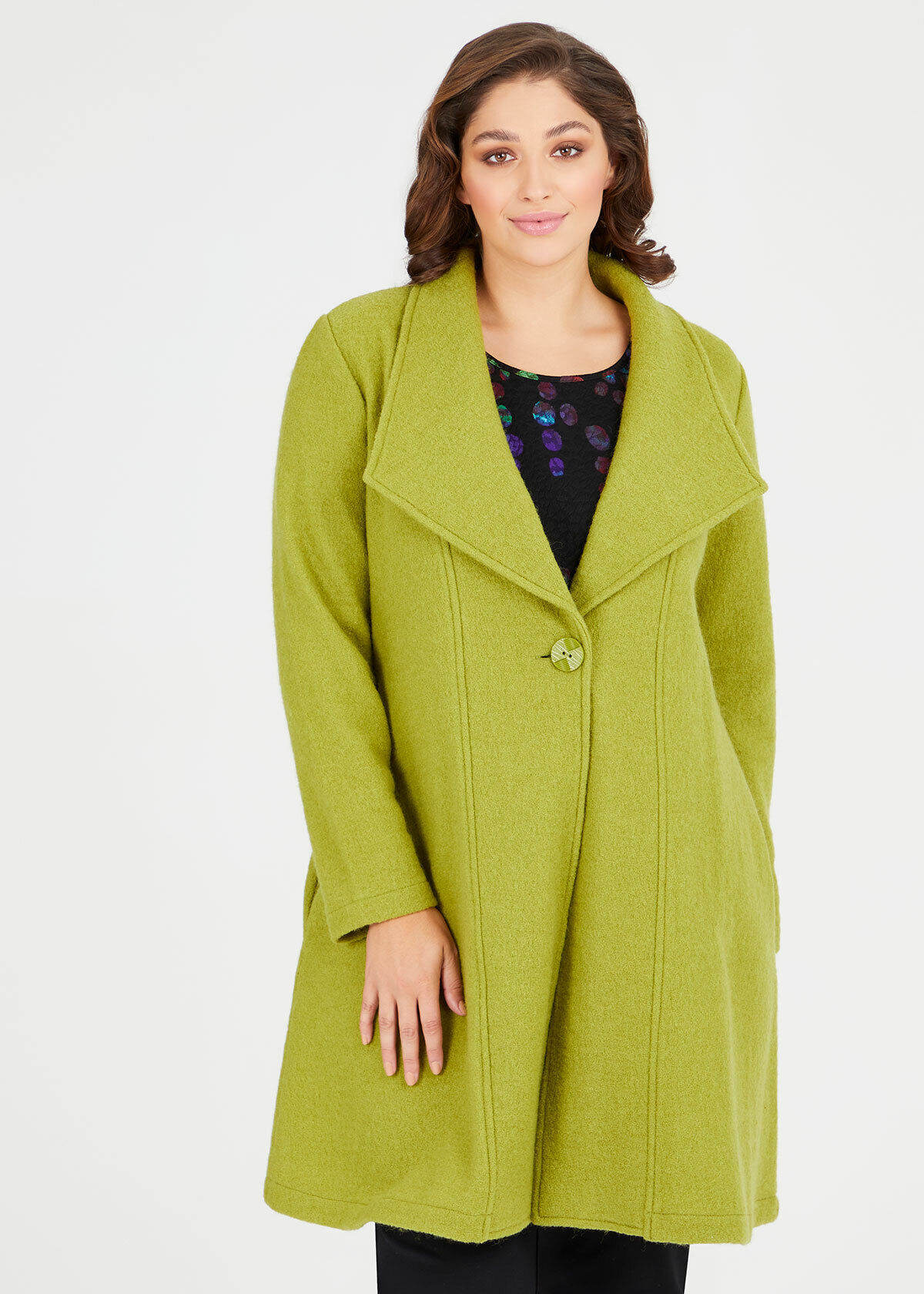 Morgan Boiled Wool Coat