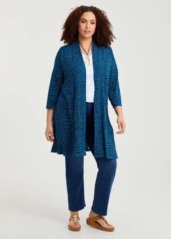 Lexie Longline Cardigan, , hi-res