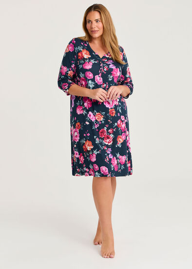 Plus Size Bamboo Botanica Nightie