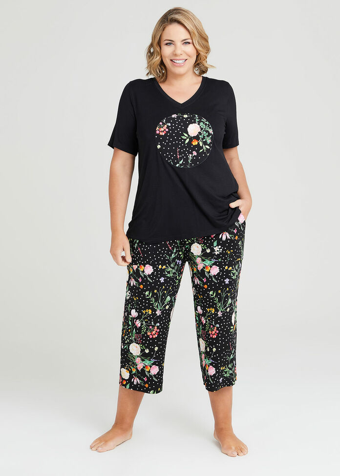 Limelight Floral Applique Top main image 0