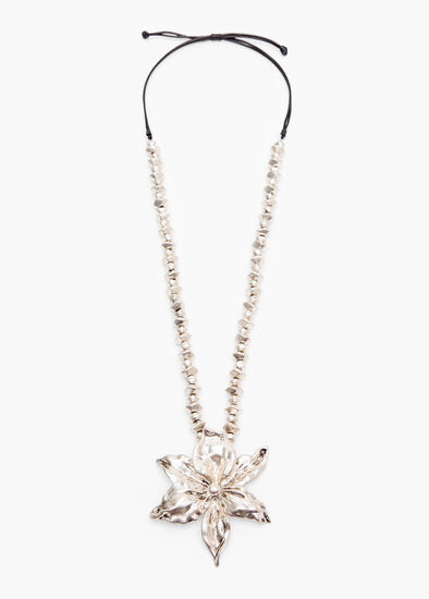 Long Flower Necklace