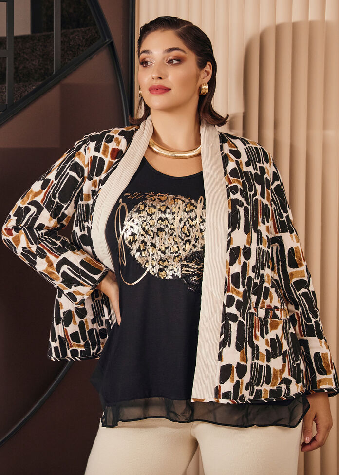 Reversible Corduroy Quilt Jacket, , hi-res