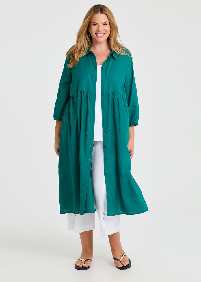 Linen Blend Isla Shirt, , hi-res