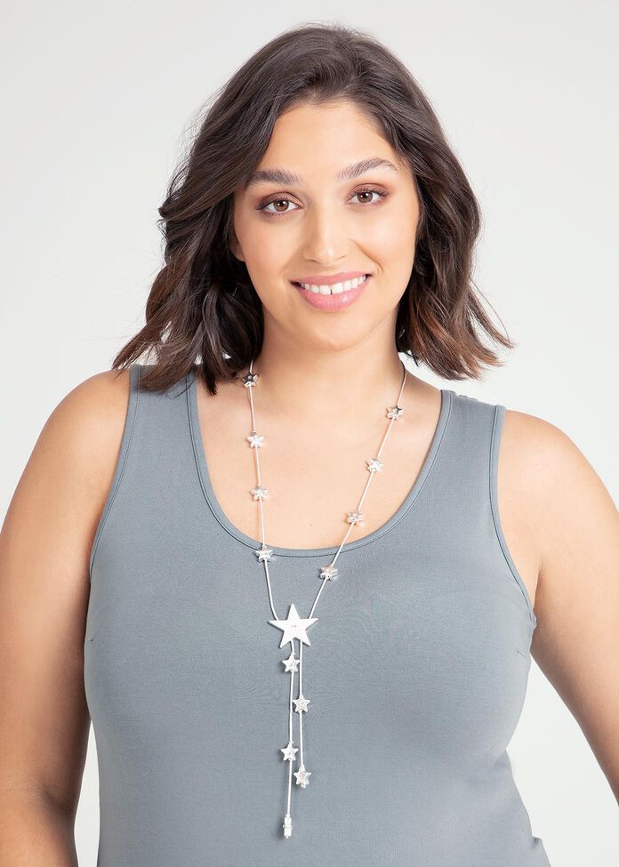 Shop Silver Star Lariat Necklace Accessories Taking Shape AU