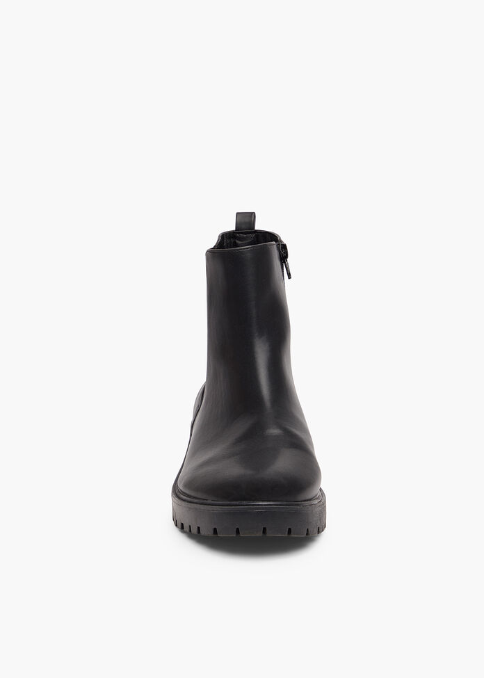 Chunky Chelsea Ankle Boot, BLACK, hi-res