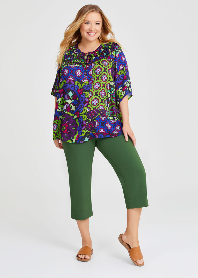 Expose Split Hem Crop Pant, , hi-res