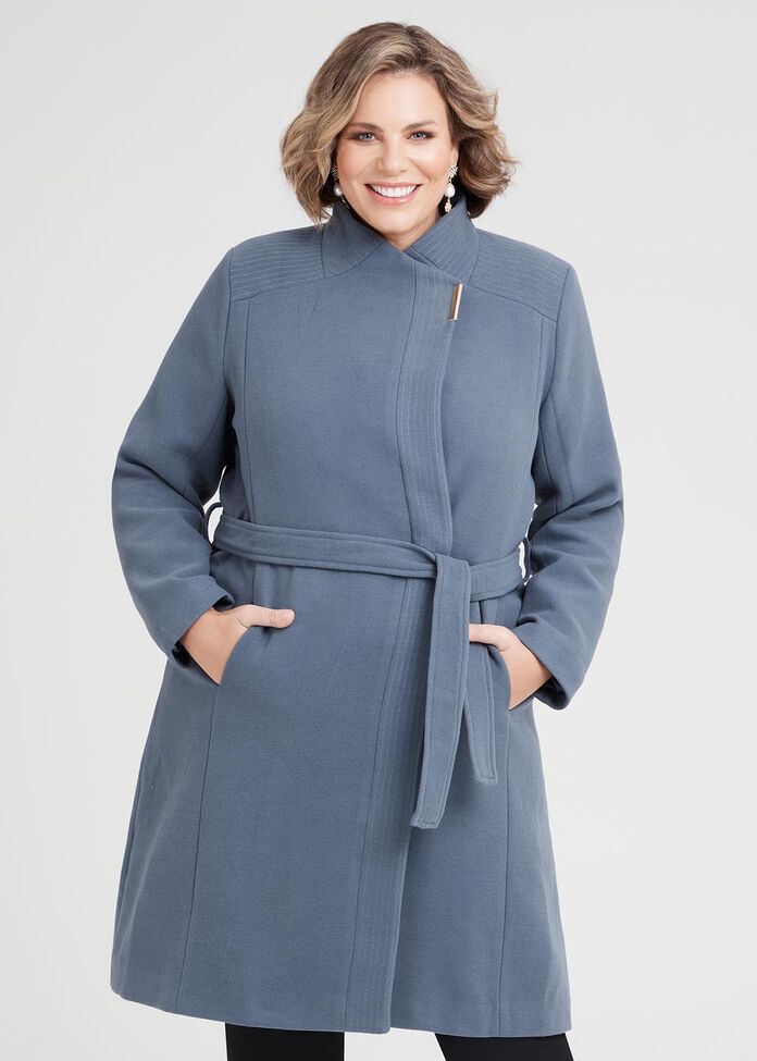 Elsa Winter Tie Coat In Blue Sizes 12 To 24 Taking Shape Nz Elsa Winter Tie Coat In Blue Sizes, Grey Winter Coat Nz