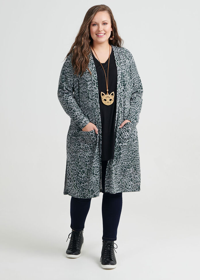 Animal Mix Cardi, , hi-res